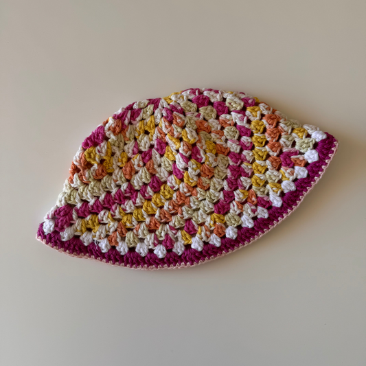 Granny Square Bucket Hat