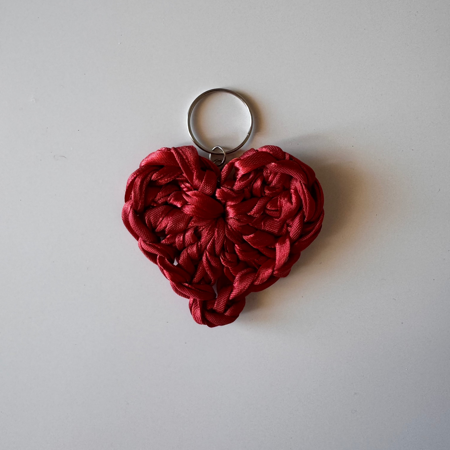 Ribbon Heart keychain