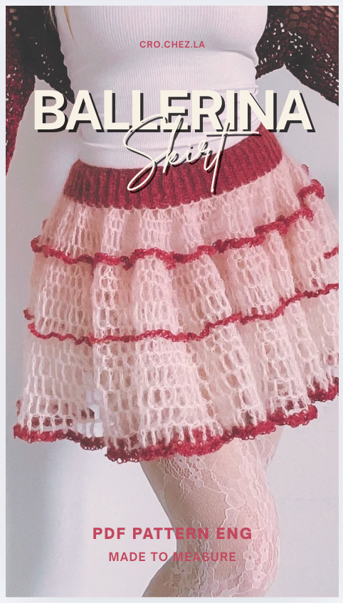 Ballerina Skirt Crochet PDF English Pattern – Beginner friendly!
